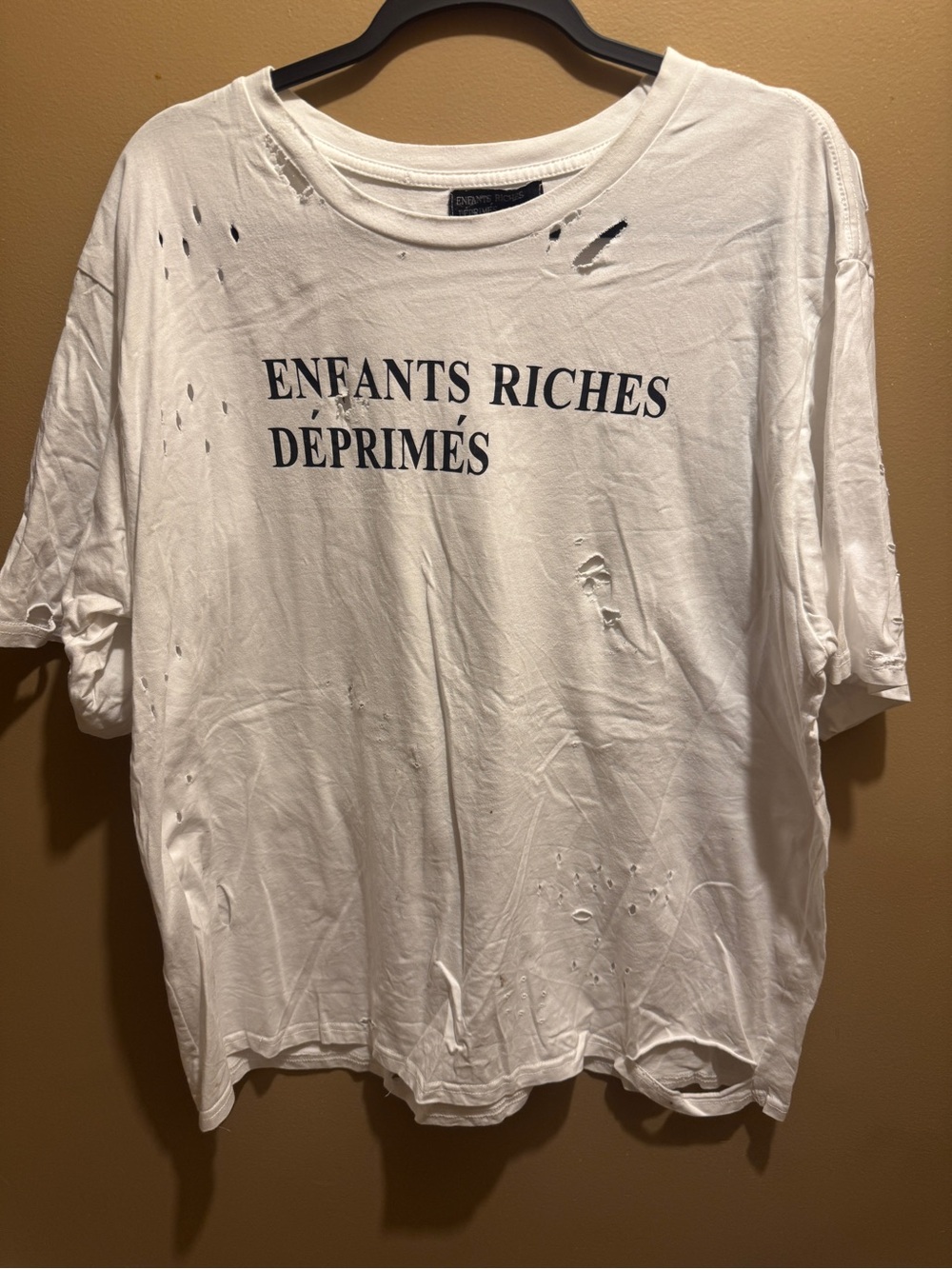 Enfants Riches Déprimés White Graphic Short Sleeve Tee